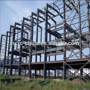 Black steel structure