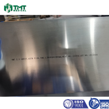 ASTMF139 ISO5832-1 316LVM Hojas de acero inoxidable en venta
