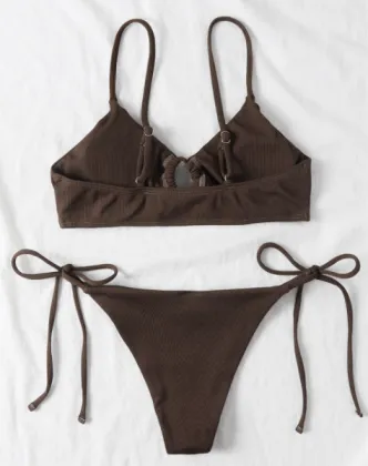 bikini sexy ice silk swimsuit hot spring beach