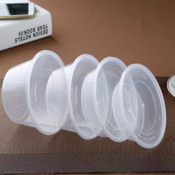 Customized Microwave-Safe Fast Food Packaging: Meal Prep Disposable Lunch Boxes, Round Plastic Food Containers, and Takeaway Food Solutions