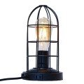 Black American-style hand-held table lamps