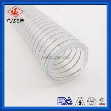 FDA Grade Clear Wire Reinforced Hose Silikon