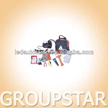 Car Emergency kit with air compressor