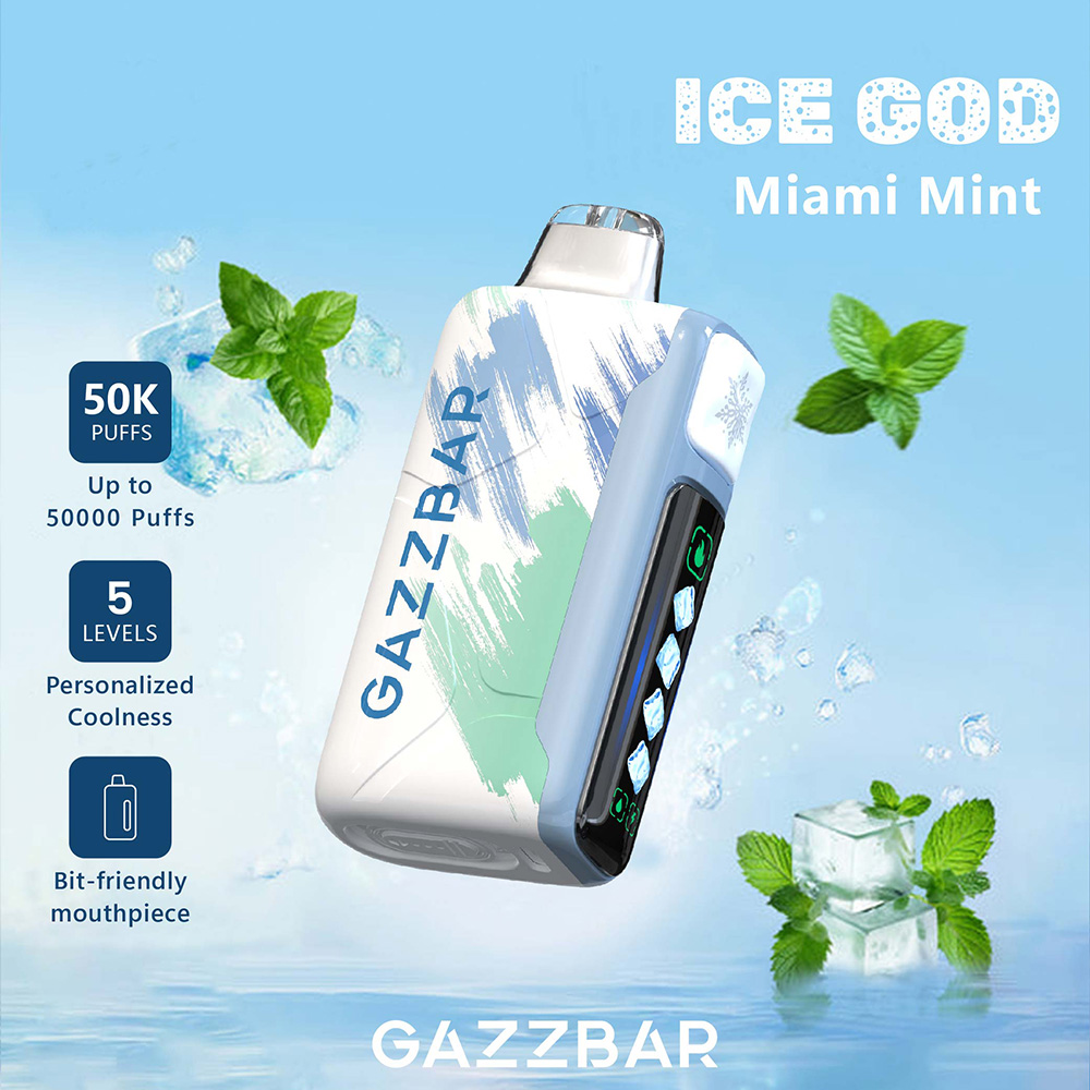 GAZZBAR ICE GOD 50000 Puff Disposable Vape Wholesale