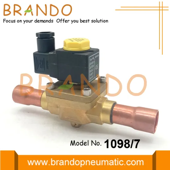 1098/7 Castel Type Refrigeration Solenoid Valve For Chiller