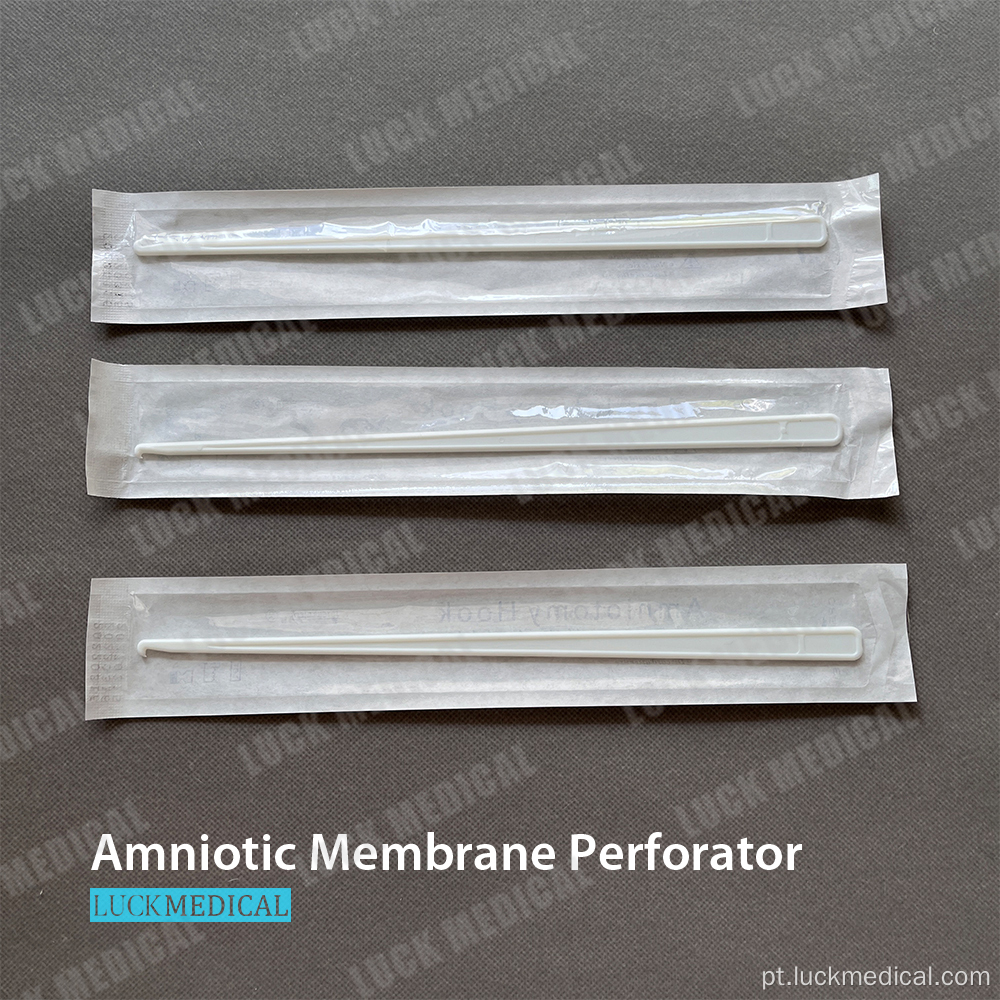 Perforador de membrana amniótica de annion gancho