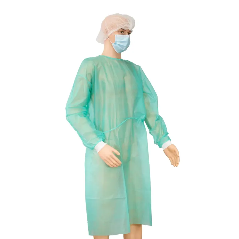 Nonwoven Knit Cuff Disposable Surgical Gown