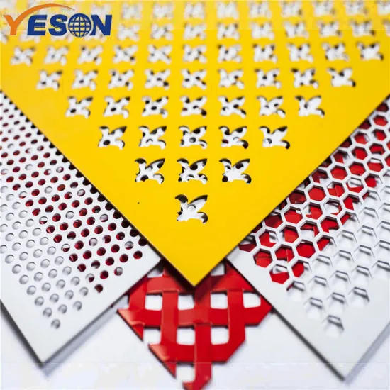 Popular Colored Perforated Metal Sheet 1.0mm for Ornamental Use