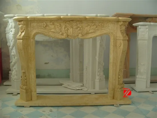 French style fireplace mantel