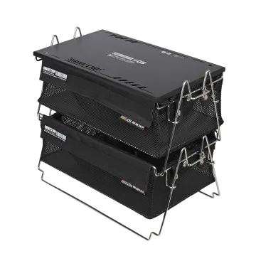 Popular Outdoor Portable Aluminum Alloy Camping Storage Basket