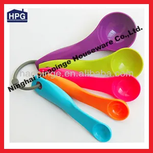 5PCS Colorful Plastic Powder Measuring Cup/Measuring Spoon Set