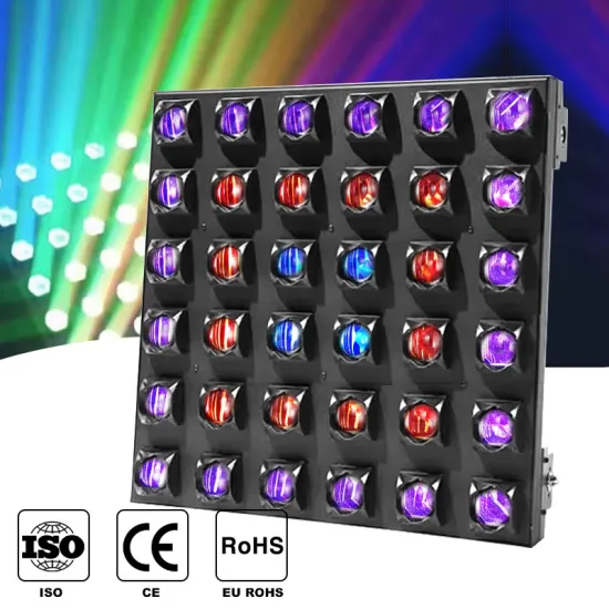 36x15W RGBW 4in1 LED Beam Matrix Blinder Effect Light - DMX Stage Lighting