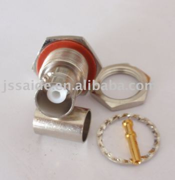 BNC female bulkhead connector for RG59 cable