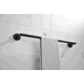 Wall Mounted Single Layer Black Towel Rack