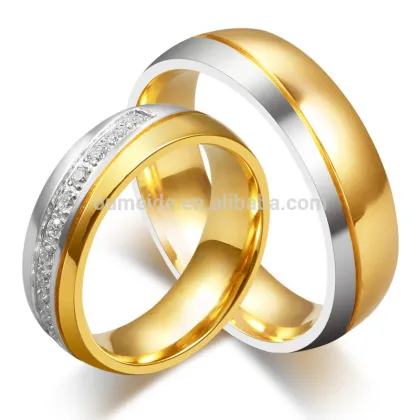 couples promise rings promise ring sets wedding rings gold 18k plated