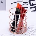 Modern Metal Storage Basket Rose Gold Storage Basket Makeup Organizers Box Manufactory