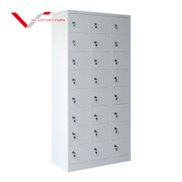 Multi-Functional 24-Door Mini Metal Locker Cabinets