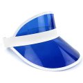 Clear Colored Plastic Sun Visor Tennis Beach Hat