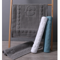 Cotton hotel bathroom bath mat towel non slip