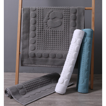 Custom Spa Bath Mat Towel Cotton Bathmat Hotel