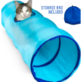 Tunnel de chat pliable avec cadre en acier