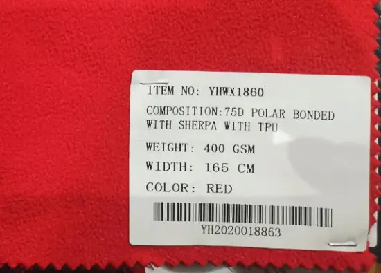 Bonded Fleece Knitting Fabrics