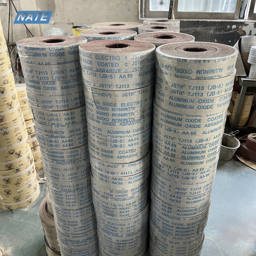 Aluminum Oxide Abrasive Cloth Aluminum Oxide Abrasive Soft Emery Cloth Belt Roll Supplier