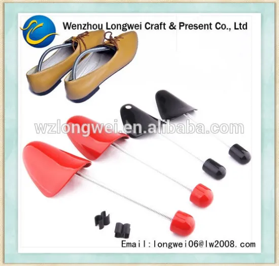 multicolor plastic adjustable shoe trees/plastic shoe keepers/shoetree