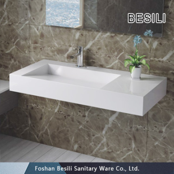 Solid surface sink stone