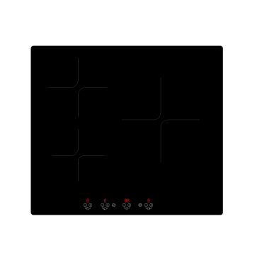 Factory Wholesale Metal Base Built-In 3 Induction Cooker Kitchen Appliance