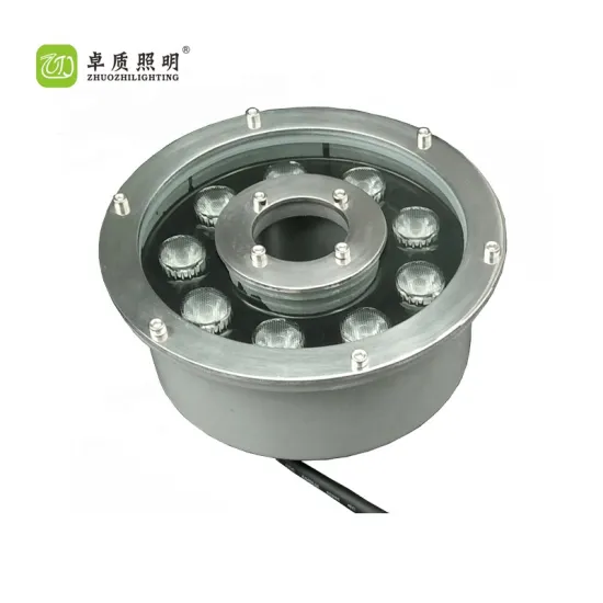 IP68 Waterproof Die-Cast Aluminum Remote Control RGB Fountain LED Light