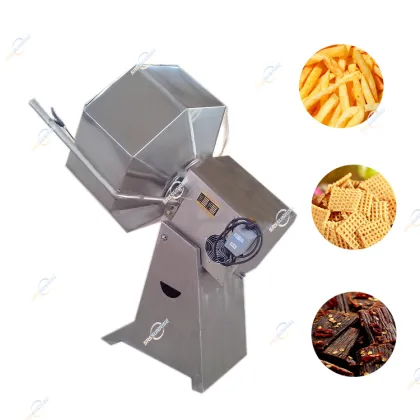 Octagonal Seasoning Machine for Meat Jerky and Snacks