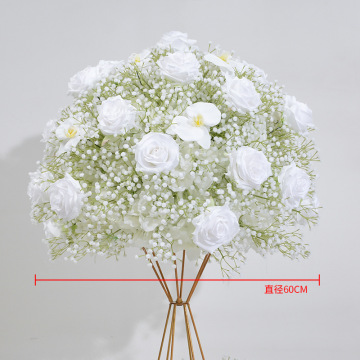 Der Atemkranz -Blumenstück des weißen Babys für Hochzeitsdekoration