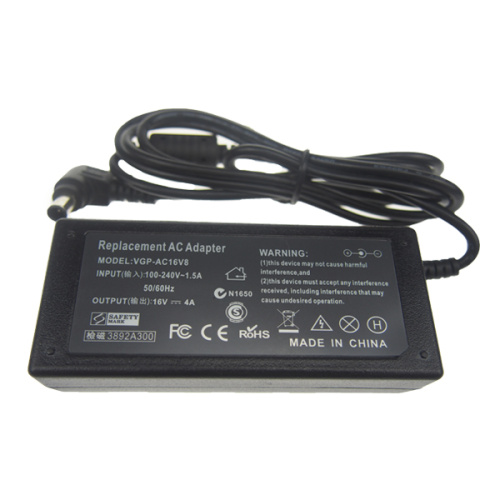 Carregador de adaptador de 16V 4A para Sony