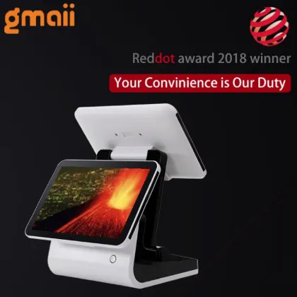 Smart touch screen electronic cash register cashier machine