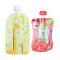 sustainable sugar cane custom printed zipper juice bag