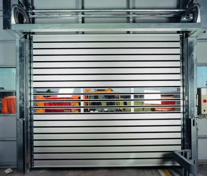 High Quality Automatic Hard Metal Fast Acting Industrial Security Doors