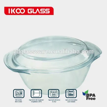 pyrex round glass casserole