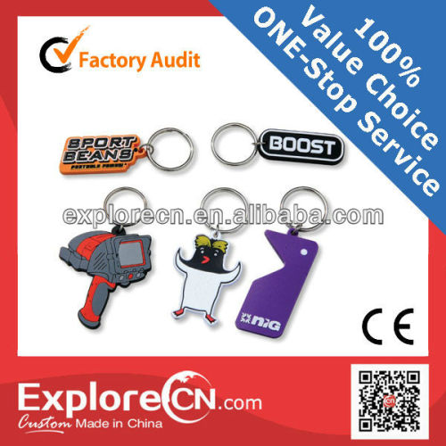 Soft custom pvc keychain for promotion gifts