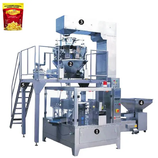Automatic Rotary Packaging Machine for Premade Doypack Pouches