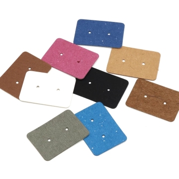 Cartes d'oreille kraft personnalisées multiples avec logo - Titre du moteur de recherche
