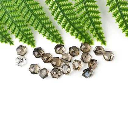 Black Tourmaline Quartz Black Hair Quartz Tea Crystal