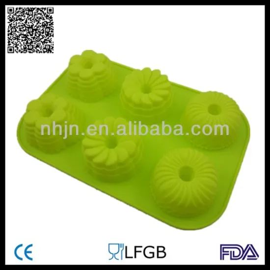 Freshware 6-Cavity Mini Fancy Bundt Cake