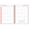 A4 Spiral Bound Weekly Planner com capa de PP