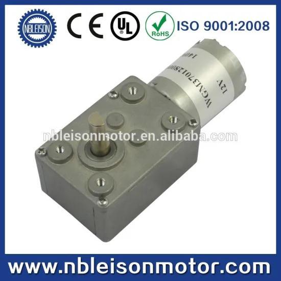 6v low rpm small dc worm gear motor