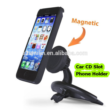 Easy operation Universal Mobile Phone Magnetic Car CD Slot Mount Holder for iPhone6s Samsung Note4 HTC MIUI Huawei Smartphone
