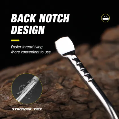 THORFORCE High Strength White Tin Material Back Notch BKK Sharp Single Hook