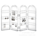 Clear Plastic Jewelry Earrings Rack Stand holder