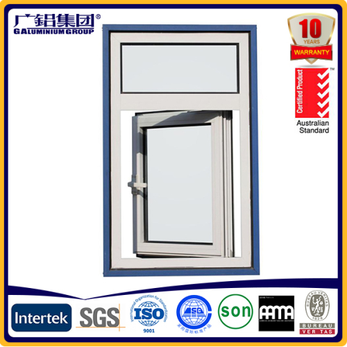 Aluminum Outward Open Window with Grill