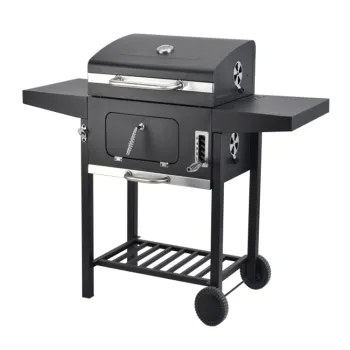 Flame Safety Device Gas Grill 2pcs Pe Wheel 4+1 Burners Gas Barbecue Cooking Grill